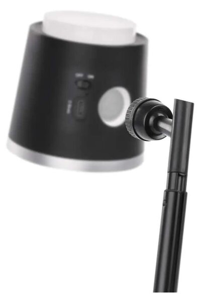 EMOS Černá LED stolní nabíjecí magnetická lampa Abbie 4v1 6W Z7636B