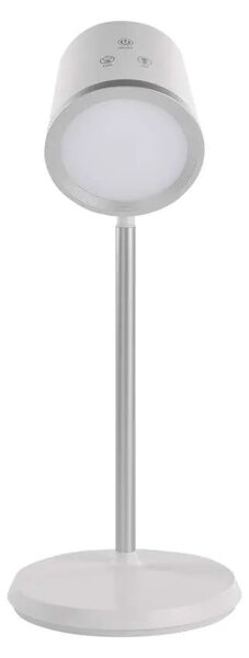 EMOS Bílá LED stolní nabíjecí magnetická lampa Abbie 4v1 6W Z7636W