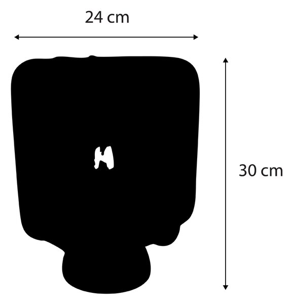 Japandi stolní lampa černá s bílým stínidlem - Nori