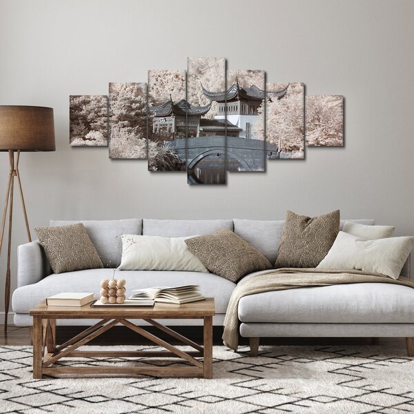 Obraz - Rozkvetlé stromy v Asii (210x100 cm)