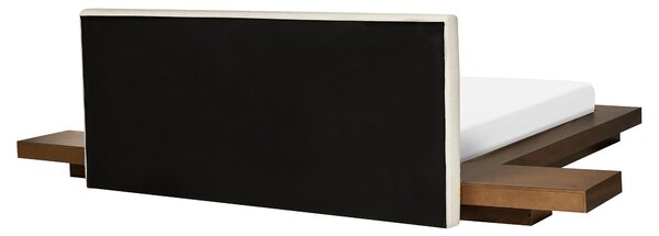 Postel Buklé ZEN 160 x 200 cm Hnědý jasan