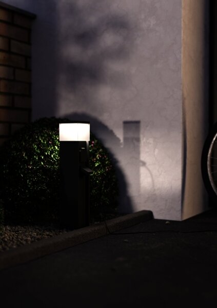 Eglo 901032 - Venkovní lampa se 2 zásuvkami PARK 1xE27/25W/230V IP54 antracit