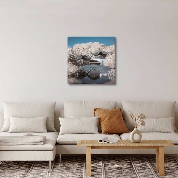 Obraz - Rozkvetlé stromy v Asii (30x30 cm)