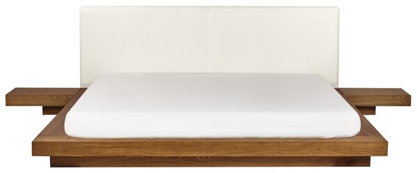 Postel Buklé ZEN 180 x 200 cm Přírodní jasan