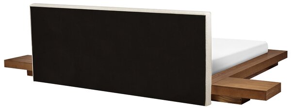 Postel Buklé ZEN 180 x 200 cm Přírodní jasan