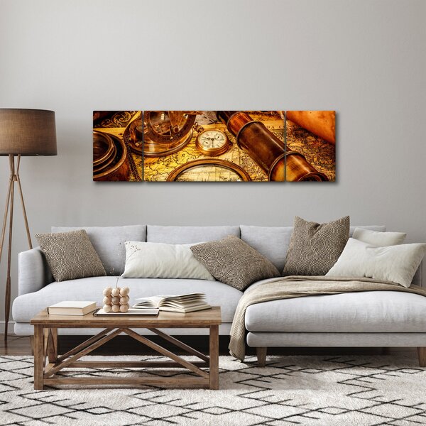 Obraz - Historické pomůcky námořníků (170x50 cm)