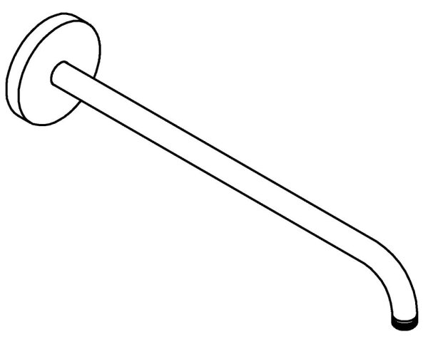 GROHE 26146000 - Sprchové rameno RAINSHOWER 422 mm lesklý chrom