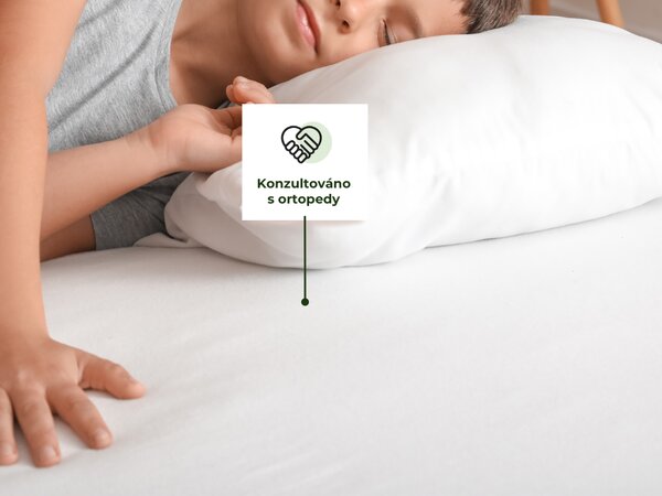 Dětská pěnová matrace COCONA s kokosovými vlákny 90x200 cm