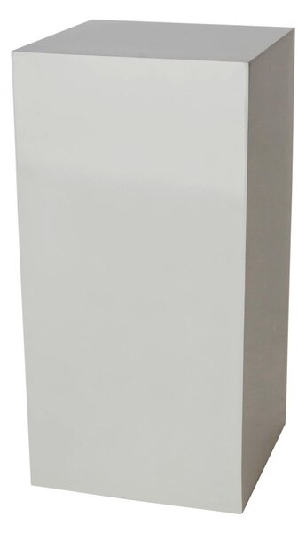 Podstavec PODEST, výška 60 cm, sklolaminát, bílý lesk