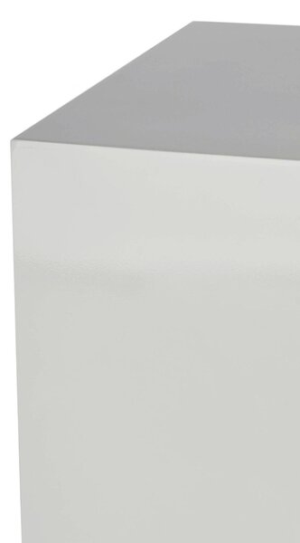 Podstavec PODEST, výška 60 cm, sklolaminát, bílý lesk