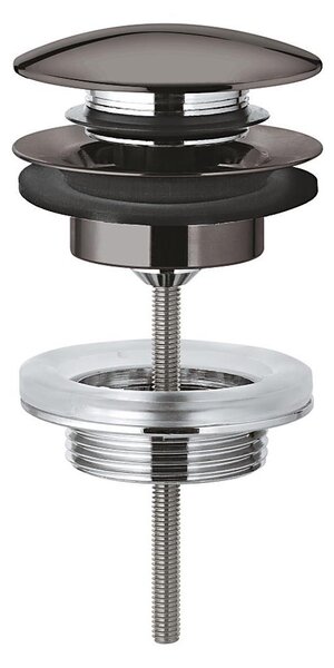 GROHE 65807A00 - Odpadová souprava s uzávěrem pro umyvadla s přepadem grafit