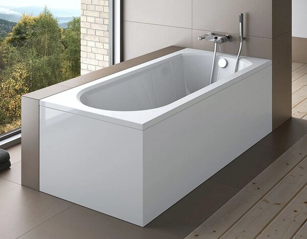 Besco Krycí panel k obdélníkové vaně Intrica P 150x75 (160x75, 170x75), bílý Barva: Bílá, Rozměry (cm): 150x75