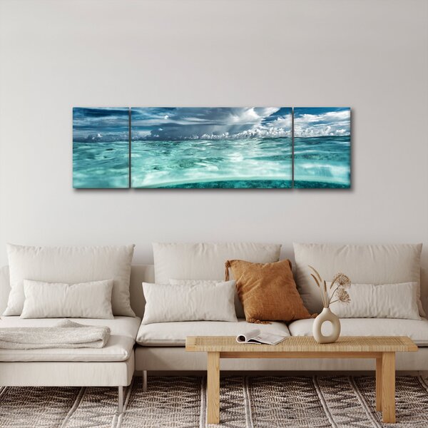 Obraz - Pohled pod mořskou hladinu (170x50 cm)