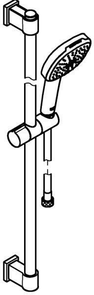 GROHE 269302431 - Sprchový set VITALIO COMFORT 110 900 mm černá