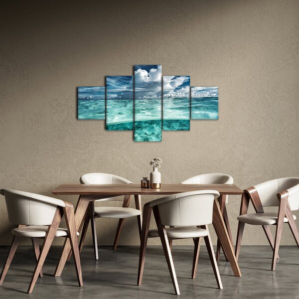 Obraz - Pohled pod mořskou hladinu (125x70 cm)