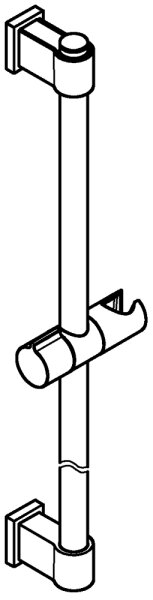 GROHE 277242431 - Sprchová tyč VITALIO UNIVERSAL 600 mm černá