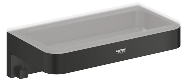GROHE 411072430 - Polička do sprchy START CUBE 200 mm černá