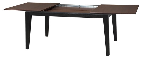 Szynaka Jídelní rozkládací stůl Fuego z masivu 160/240 cm dub Antik/černý