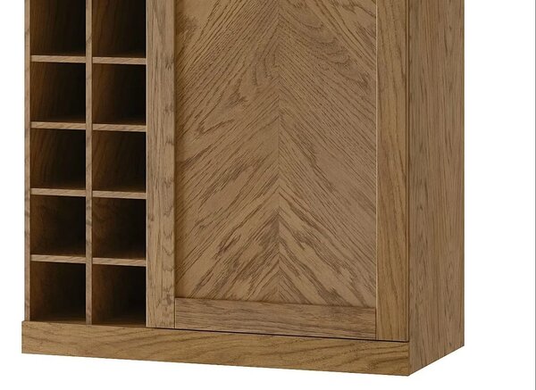 Szynaka Komoda s barem Cozy z masivu 15 100 cm dub Rustikal