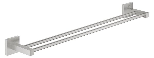 GROHE 41104DC0 - Dvojitý držák na ručníky QUICKFIX START CUBE 654 mm nerez
