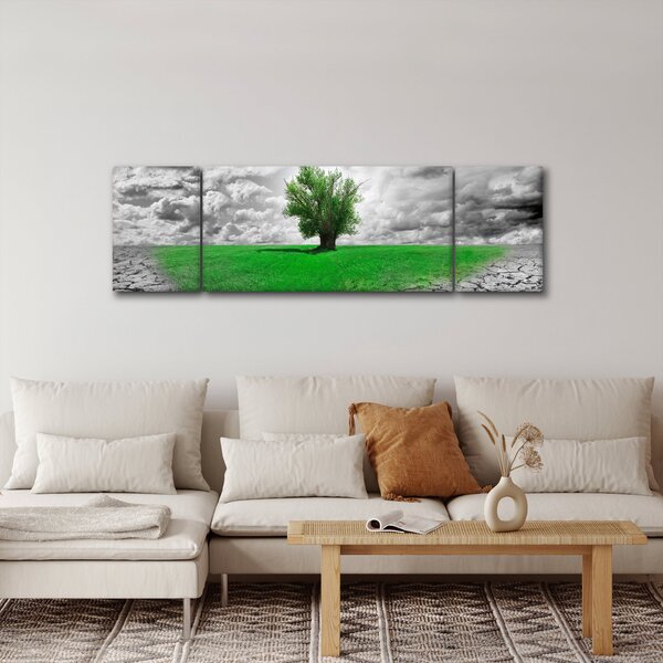 Obraz - Kus přírody ve městě (170x50 cm)
