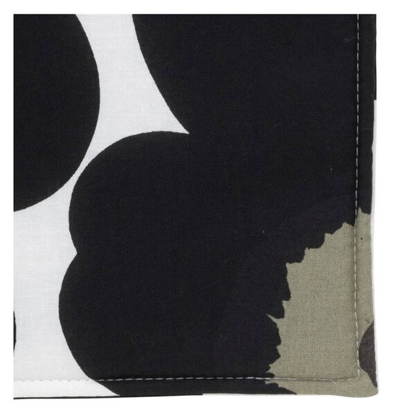 Marimekko Čtvercová chňapka Pieni Unikko, černá