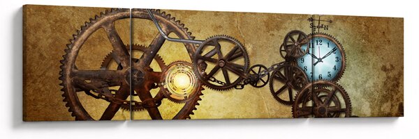 Obraz strojků historických hodin (170x50 cm)