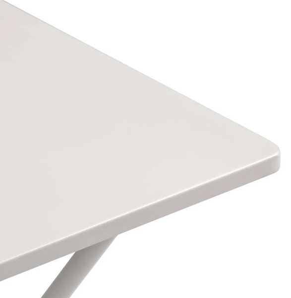 Sada BALCONY II – skládací stůl 64×70 cm + 2 ultra kompaktní židle | ColorBlock béžová Seigle