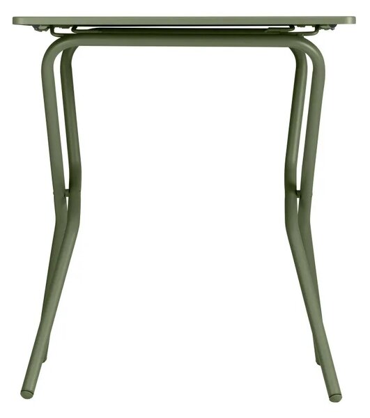 Sada BALCONY II – skládací stůl 64×70 cm + 2 ultra kompaktní židle | ColorBlock zelená Moss