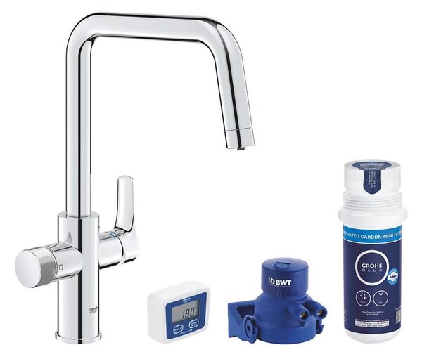 GROHE 30596000 - Dřezová baterie BLUE PURE s filtrační funkcí lesklý chrom
