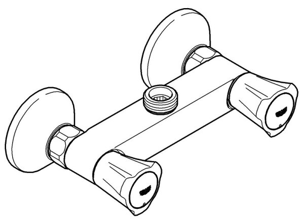 GROHE 26009001 - Sprchová baterie COSTA L DN 15 lesklý chrom