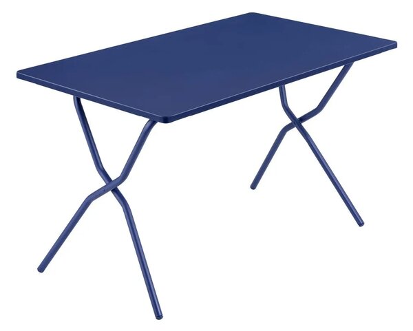 Skládací venkovní stůl Lafuma BALCONY II modrá Indigo – 120×70 cm