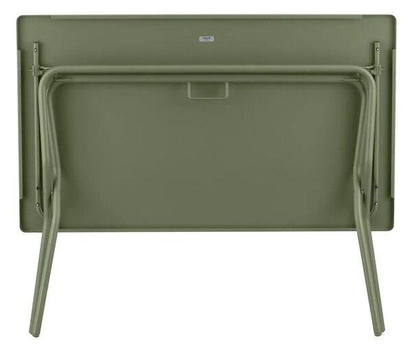 Skládací venkovní stůl Lafuma BALCONY II zelená Moss – 120×70 cm