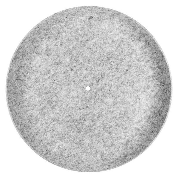LA 1010404 GRIP! FLAT plstěné stínidlo Ø50cm x 6, 2cm, šedé - BIG WHITE (SLV)