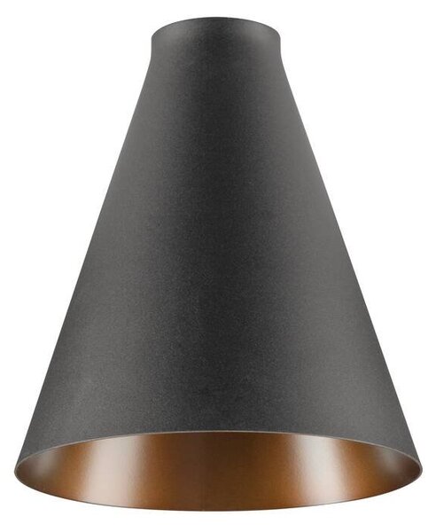 LA 1010084 LALU® CONE 15 Stínidlo, patice E27, Mix&Match, H: LALU® TETRA 36, stínidlo, patice E27, Mix&Match, V: 8. 9 cm, černá / bronzová - BIG WHITE (SLV)