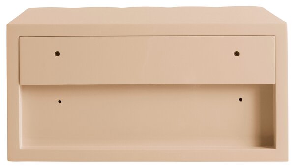 Jotex Béžový závěsný noční stolek VALLMO 40 x 35 cm