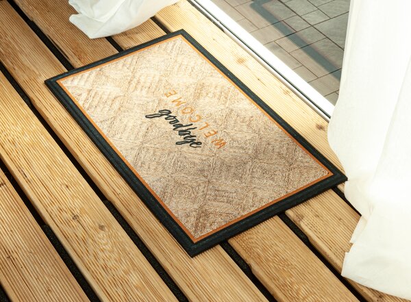 Multy home Rohožka LIMA Seagrass 45 x 75 cm, s potiskem MHEU5000259, 1 ks 5705.00.30