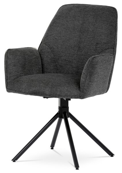 Jídelní židle tmavě šedá látka HC-522 GREY2