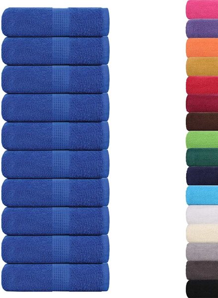 Ručníky pro hosty FROGN 10 ks modré 30x50 cm 360 g/m² 136709