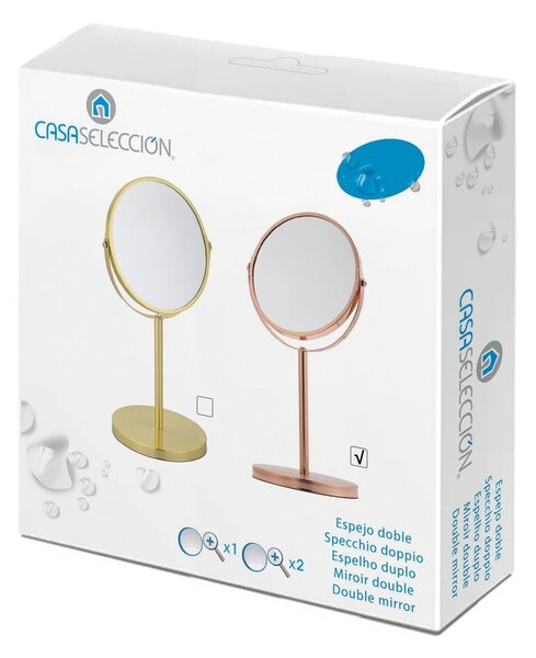 Kosmetické zvětšovací zrcadlo (2x) ø 17 cm – Casa Selección