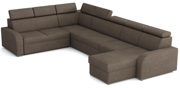 Sedací souprava OSLO U | 250x380x170 | rozkládací + 3x úložný prostor | VÝBĚR TKANIN