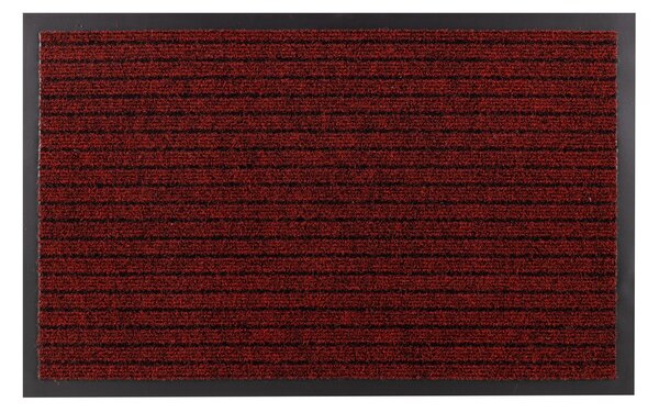 Koberce Łuszczów Protiskluzová rohož DURA 3879 venkovní, vnitřní, gumová, červená 40x60 cm