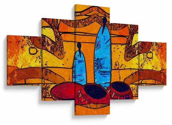 Obraz - Starověká malba (125x70 cm)
