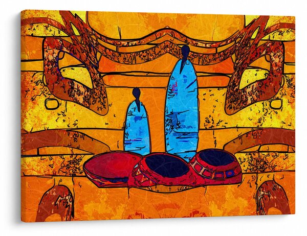 Obraz - Starověká malba (70x50 cm)