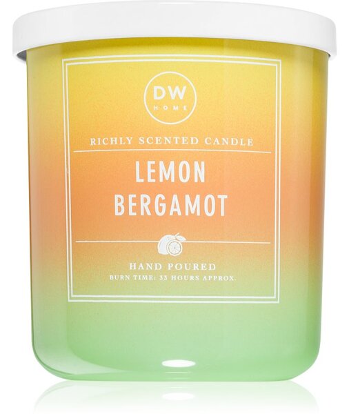 DW Home Signature Lemon Bergamot vonná svíčka 263 g