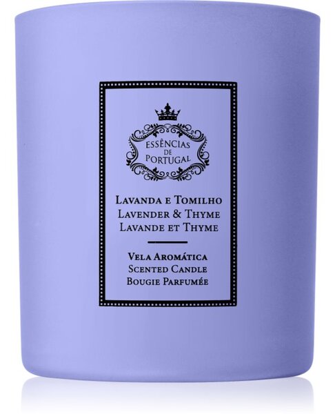 Essencias de Portugal + Saudade Natura Lavender & Thyme vonná svíčka 180 g