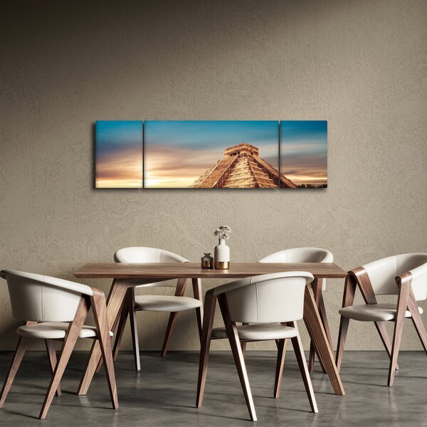 Obraz proslulé Mayské památky (170x50 cm)