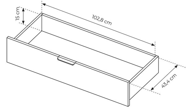 MILTON l | šatní skříň | 223,2 cm | kaštan/antracit
