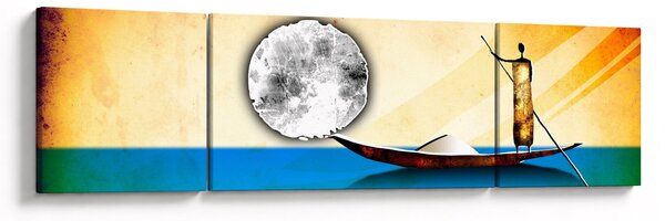 Obraz - Starověká malba (170x50 cm)