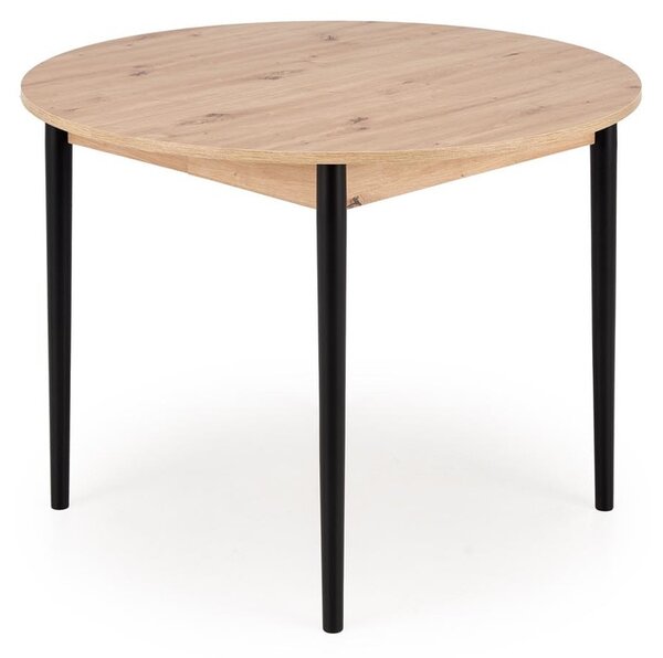 HALMAR Rozkládací jídelní stůl Pivot 102/141 cm dub artisan/černý buk